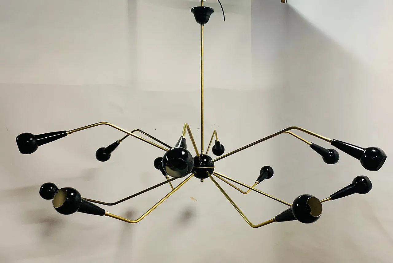 Lampada a sospensione Sputnik, anni '60 3