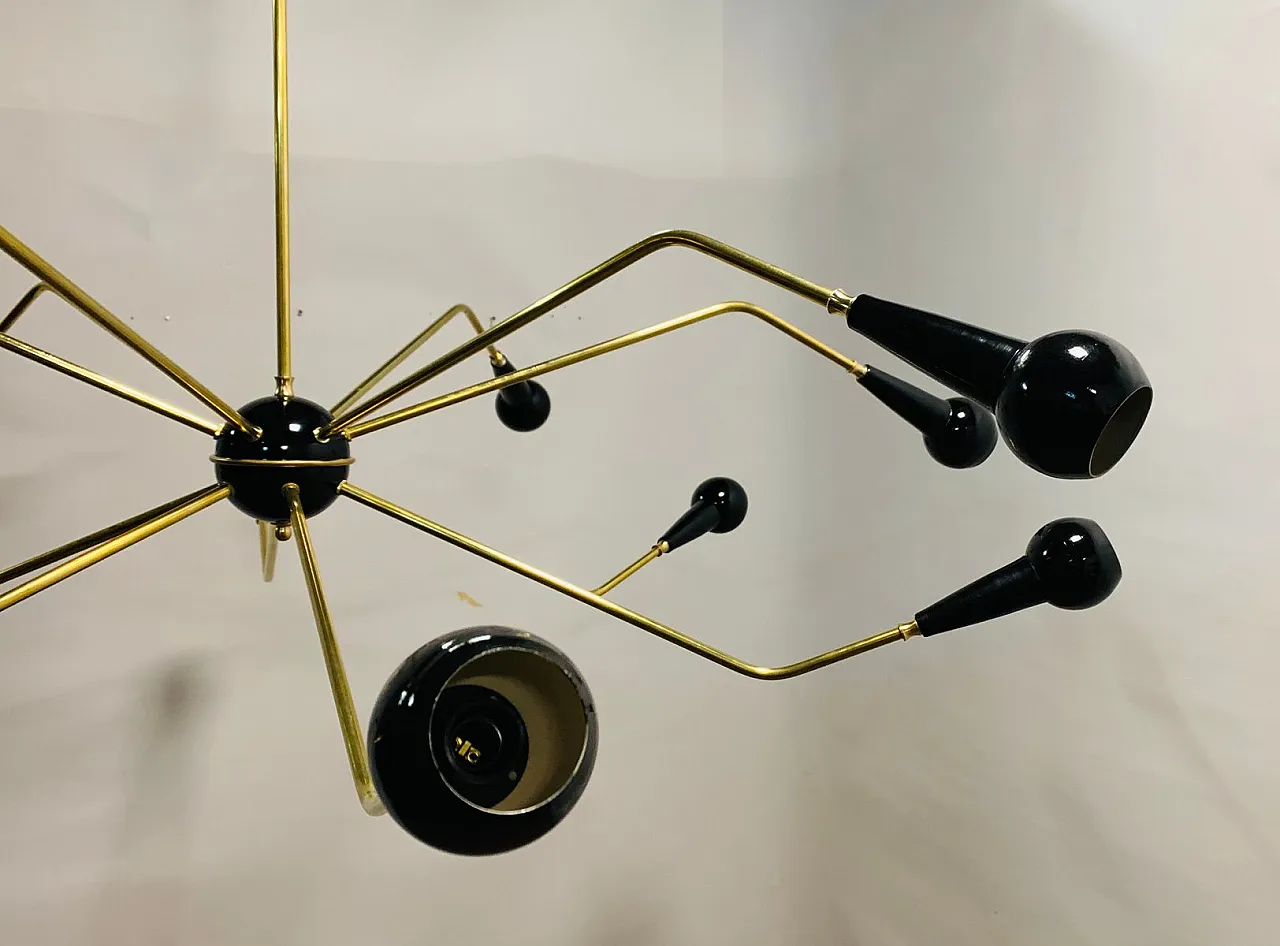Lampada a sospensione Sputnik, anni '60 7