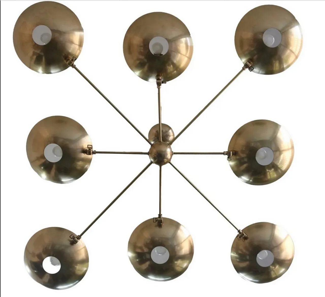 Lampadario Sputnik Mid-Century, anni '60 1