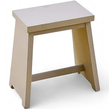 Vintage Minimalist Wooden Stool