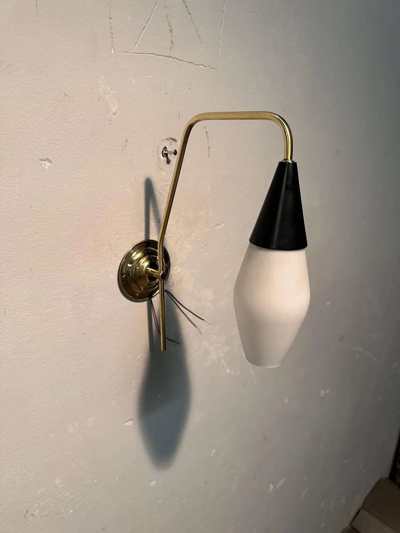 Lampada da parete, anni '50 4