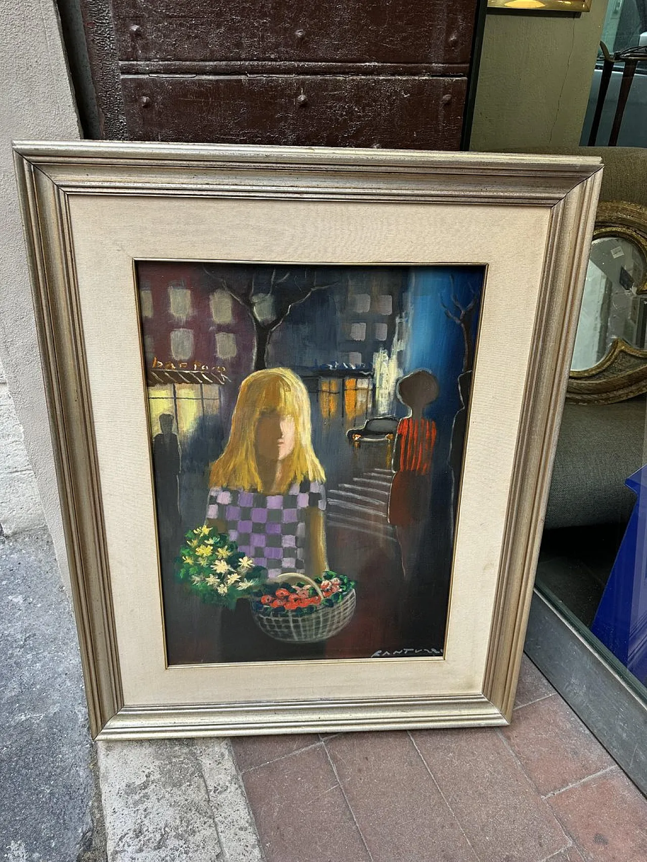 Eliano Fantuzzi, Composizione, 1972, Olio su tela, con cornice 1