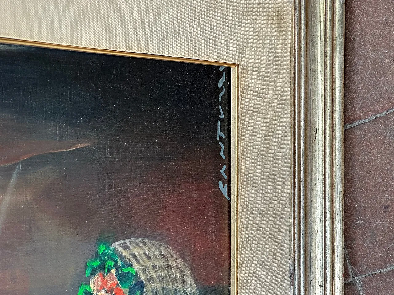 Eliano Fantuzzi, Composizione, 1972, Olio su tela, con cornice 2