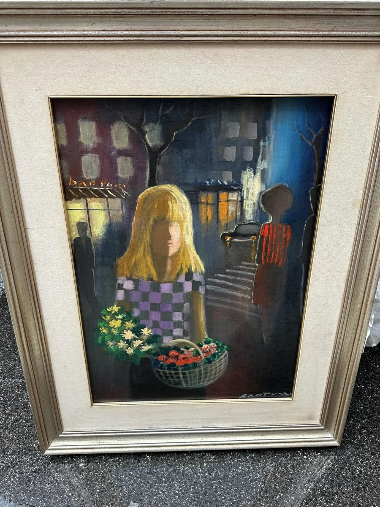 Eliano Fantuzzi, Composizione, 1972, Olio su tela, con cornice 4