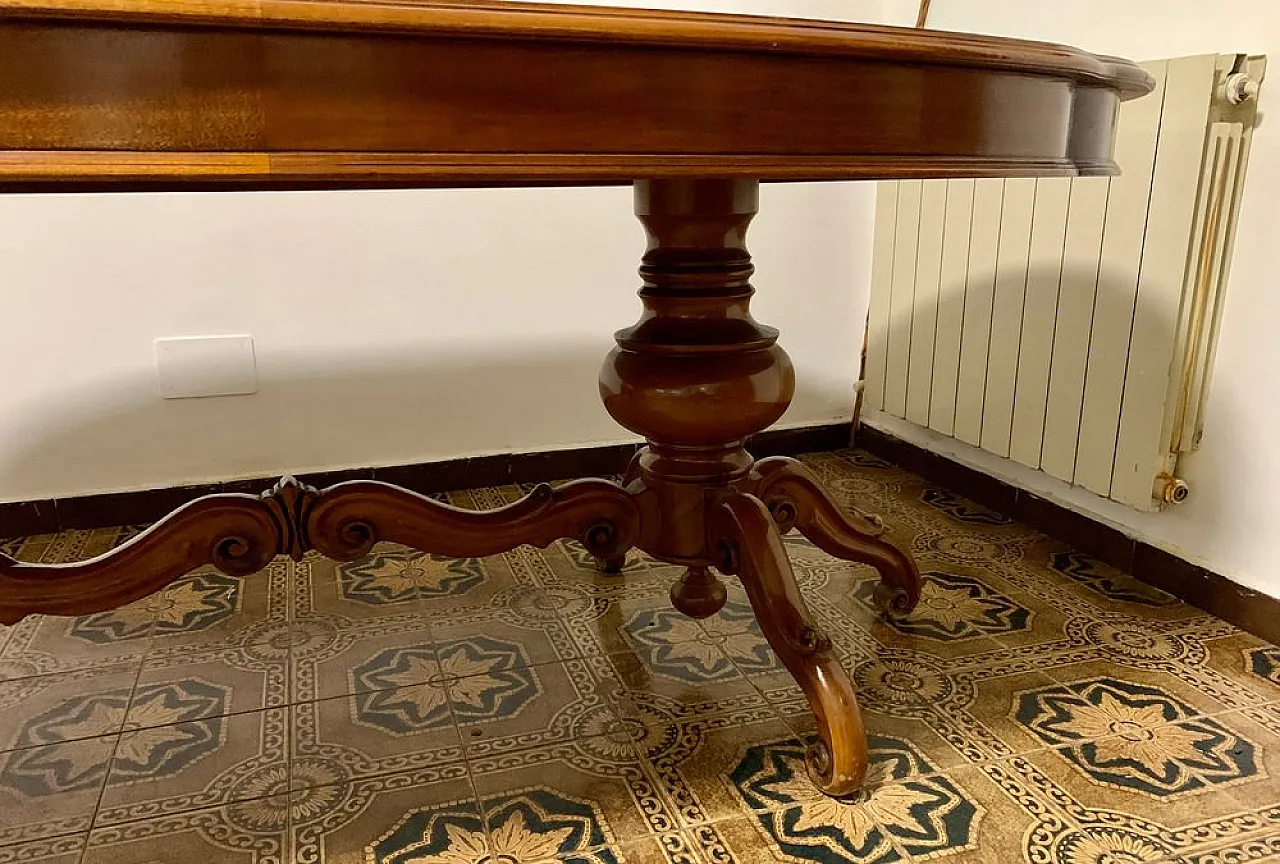 Chippendale dining table, 1950s 3