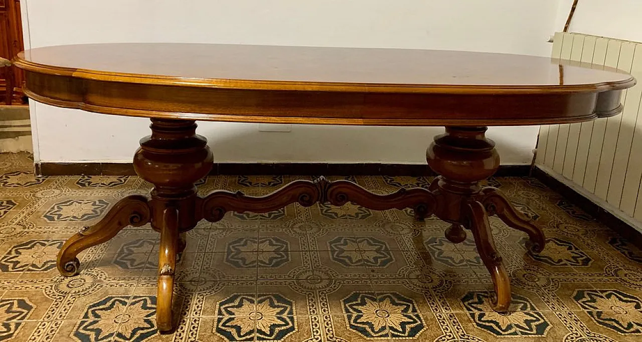 Chippendale dining table, 1950s 7