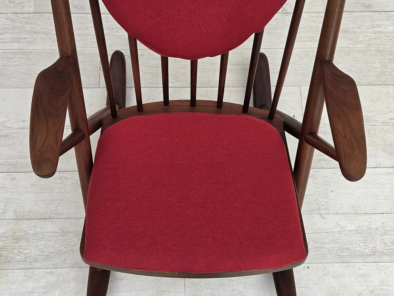 1960s Danish rocking chair by Frank Reenskaug, model 182. 10