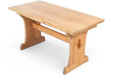 Sport table in Pine by Axel Einar Hjorth for Nordiska Kompaniet, 1930s