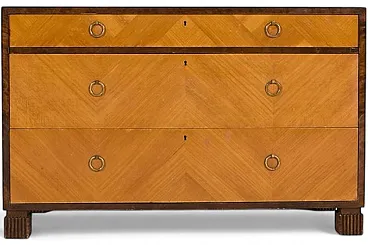 Art Deco chest of drawers by Axel Larsson for Bodafors, 1930s