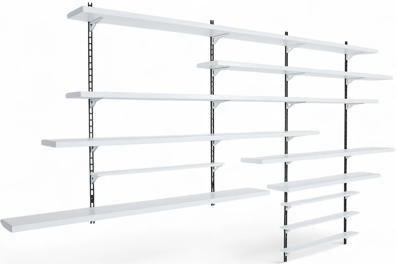 Mid-Century Modern modular wall shelving system, 1960s 9