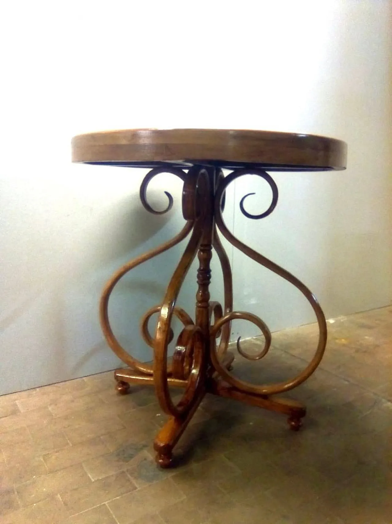 Dining table by Michael Thonet for Gebrüder Thonet Vienna GMBH, France 3