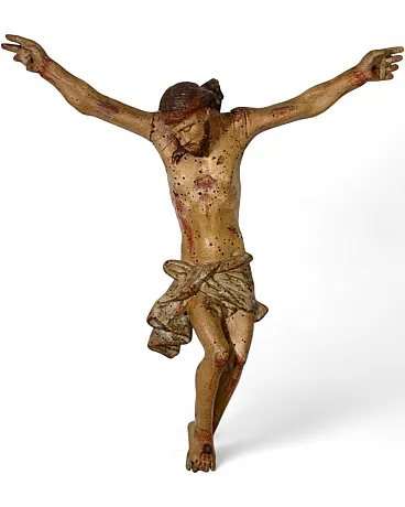 Italian Artist, Corpus Christi Sculpture, polychrome wood,19th century