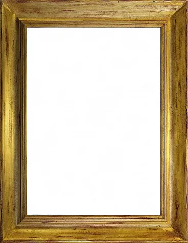 Wall mirror with gold guantiera frame, 1980s