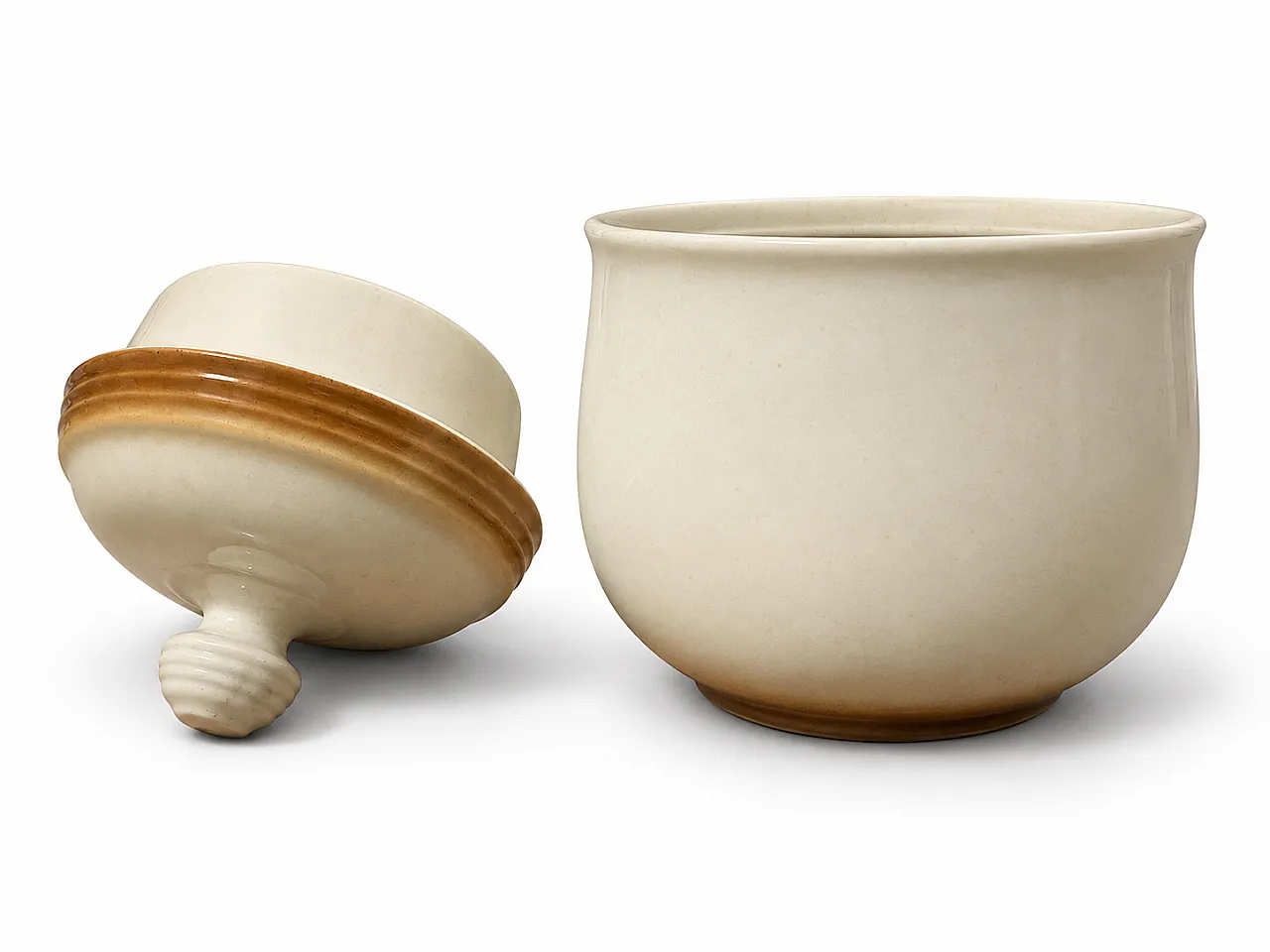 Servizio da tè e caffè in ceramica di Richard Ginori, anni '70 2