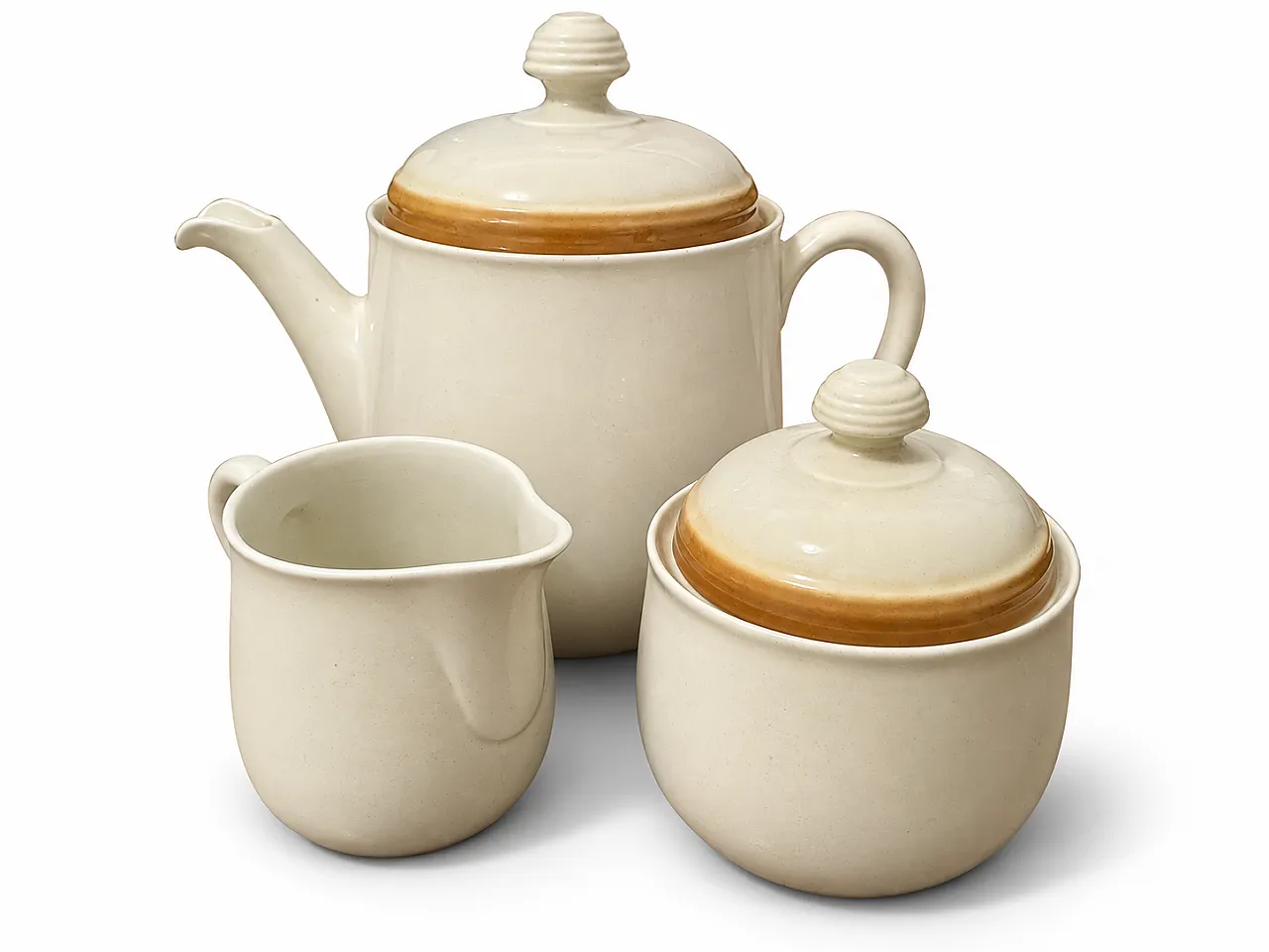Servizio da tè e caffè in ceramica di Richard Ginori, anni '70 5