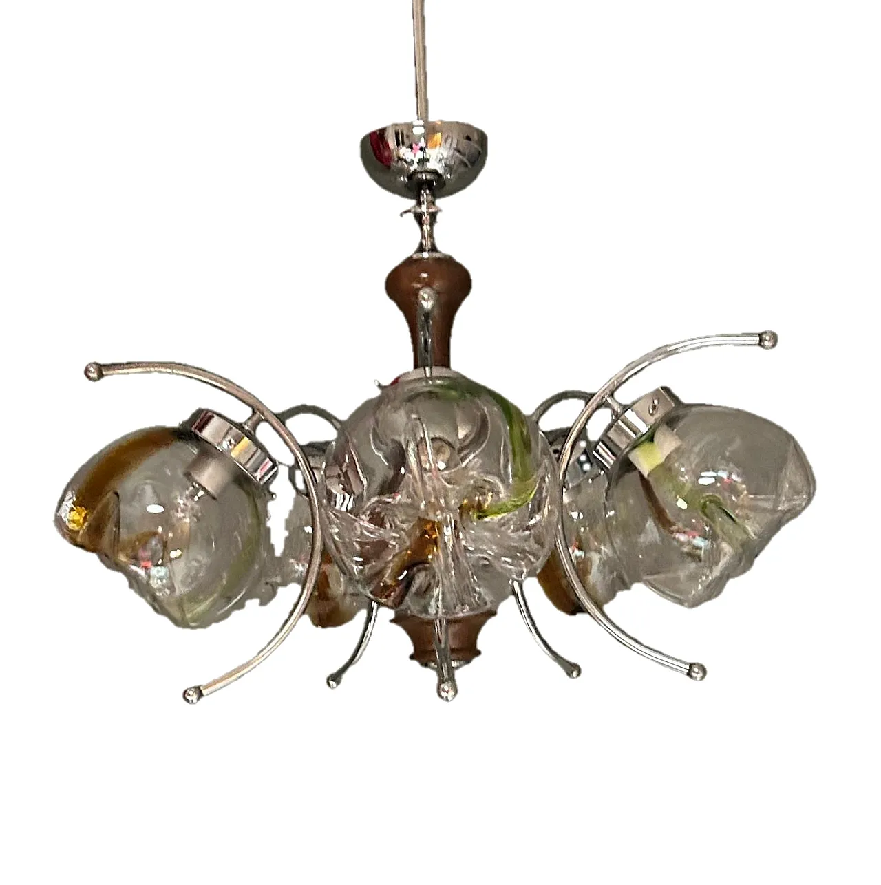 Lampadario Space Age anni '70 – Attr. Mazzega 13
