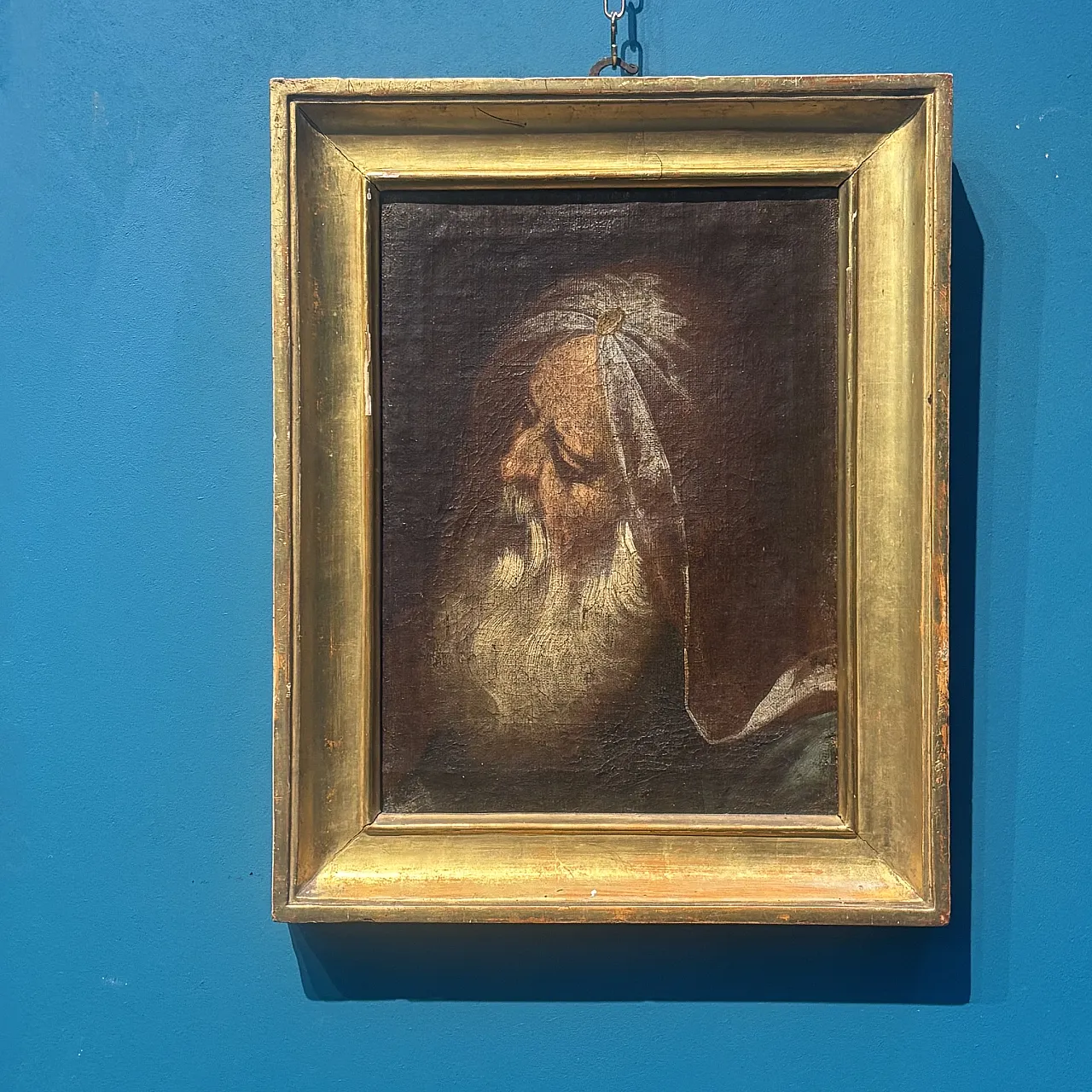 ainting with the face of a wise man, Venetian school, 18th century 1
