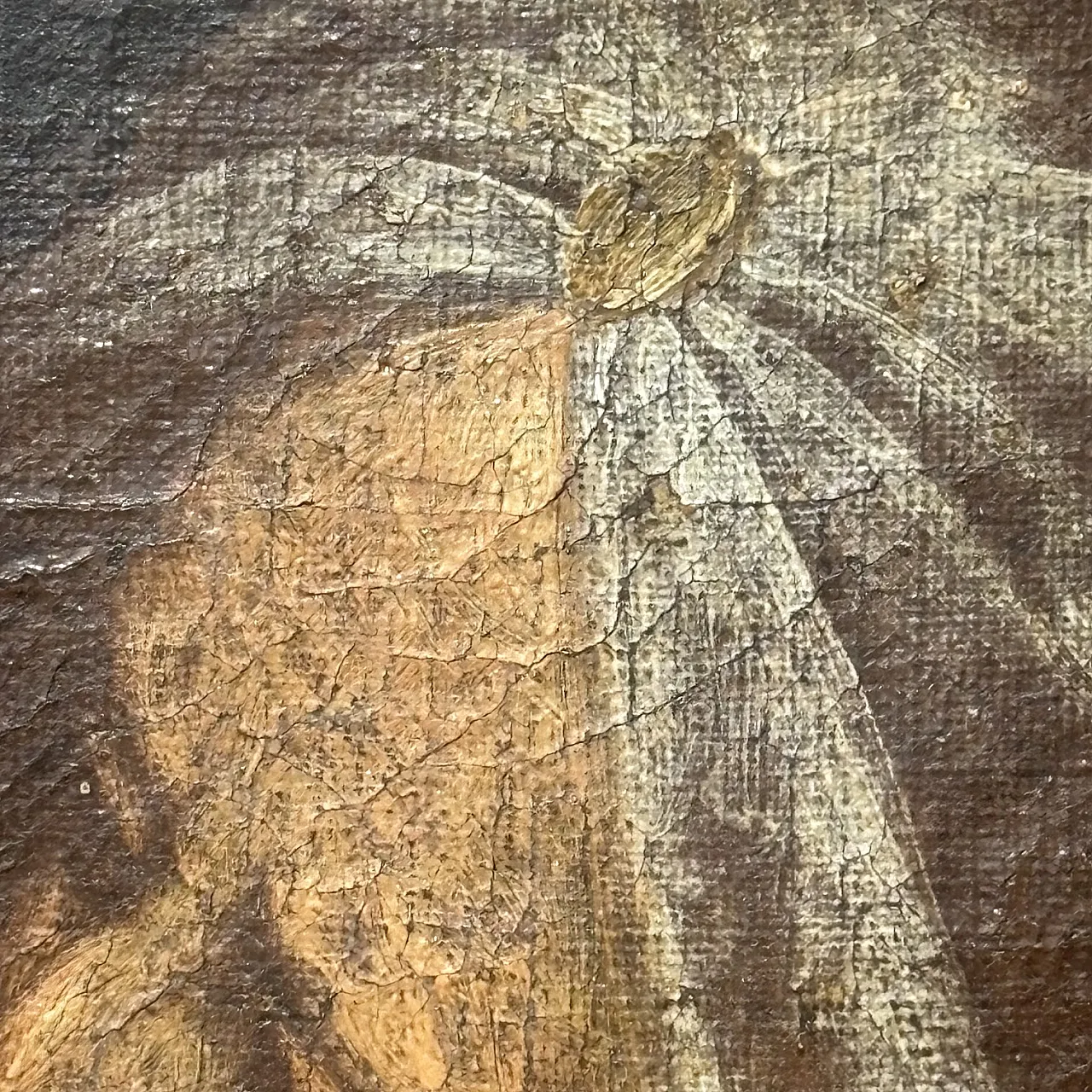 ainting with the face of a wise man, Venetian school, 18th century 4