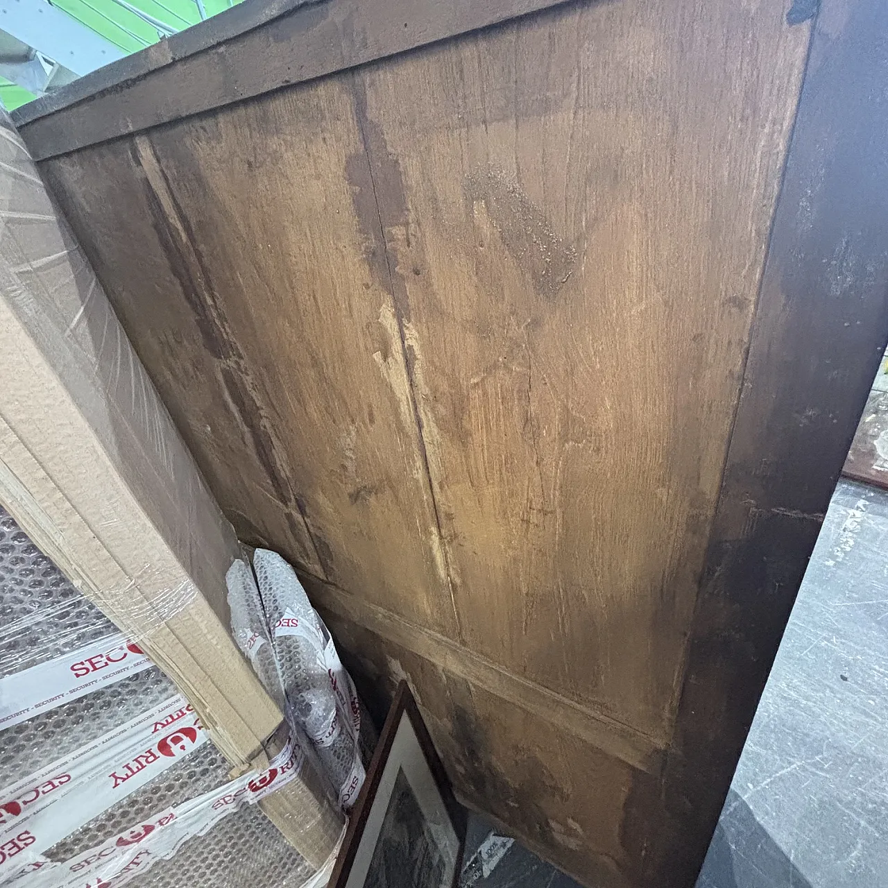 Folding secretaire Charles X Emilia walnut and cherry, 1830 6