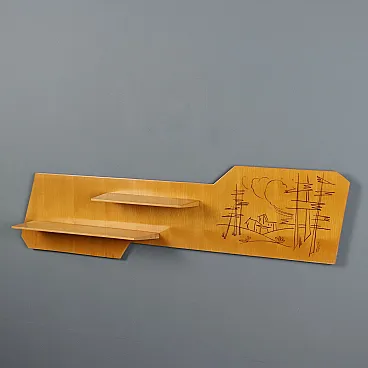 Shelf with decoration, 1960s