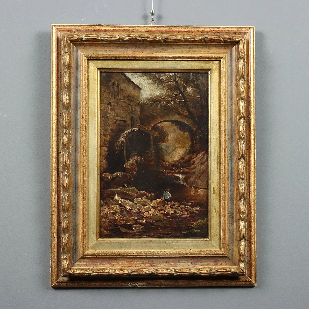Rowen, View of a Landscape, oil on panel, 19th century 1