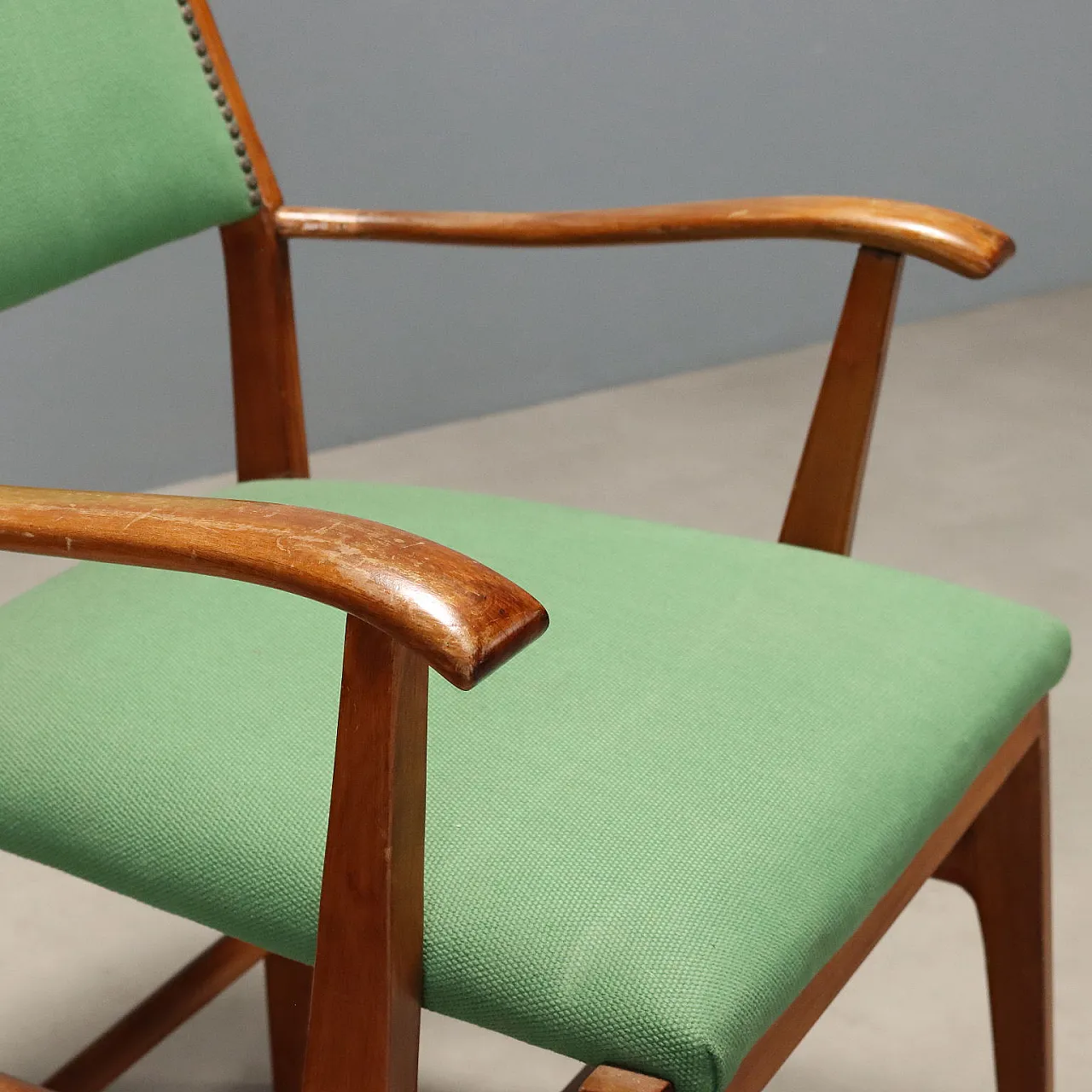 Sedia con braccioli, anni '50 6