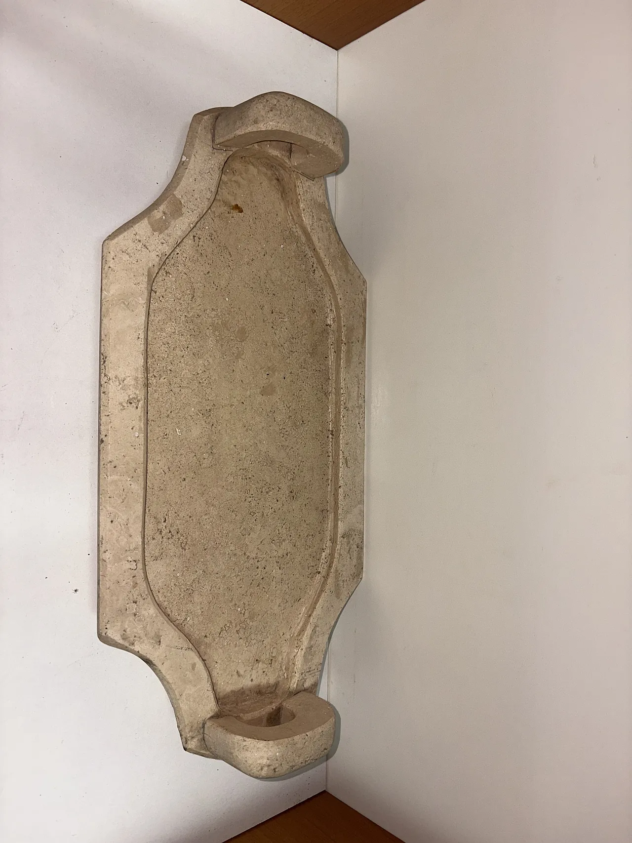 Travertine tray, 1970s 5