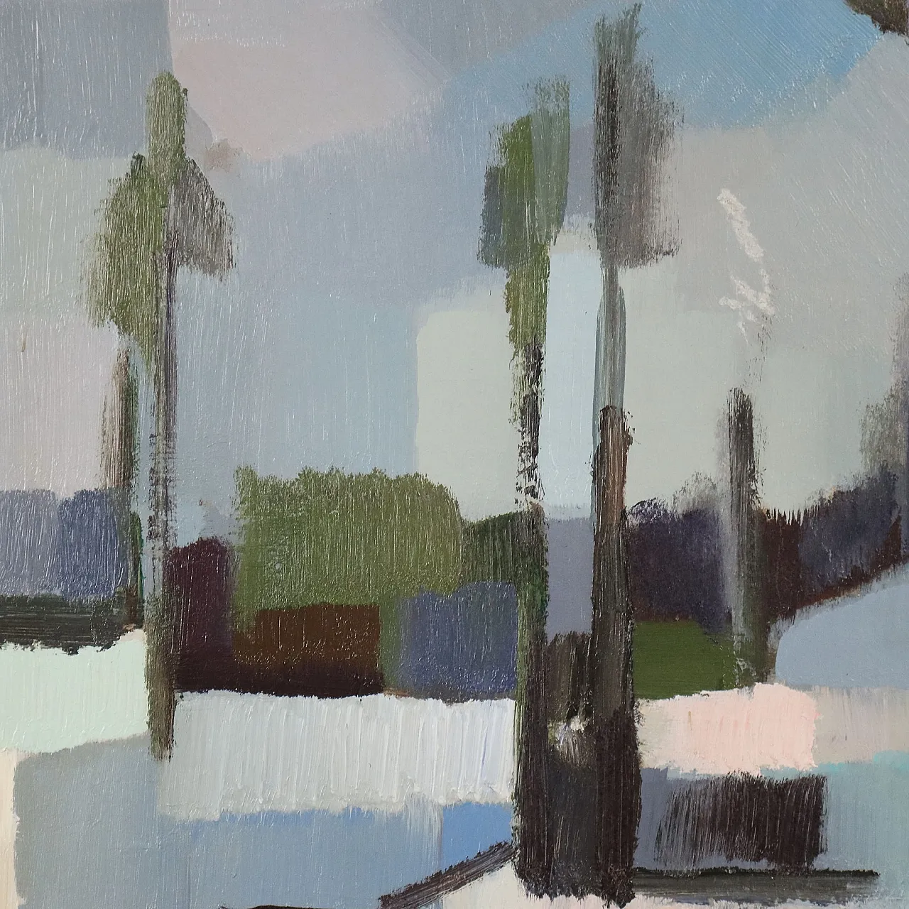 Painting by Dino Lanaro, oil on canvas, 20th century 5