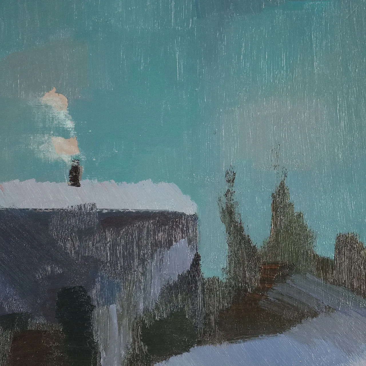 Painting by Dino Lanaro, oil on canvas, 20th century 6