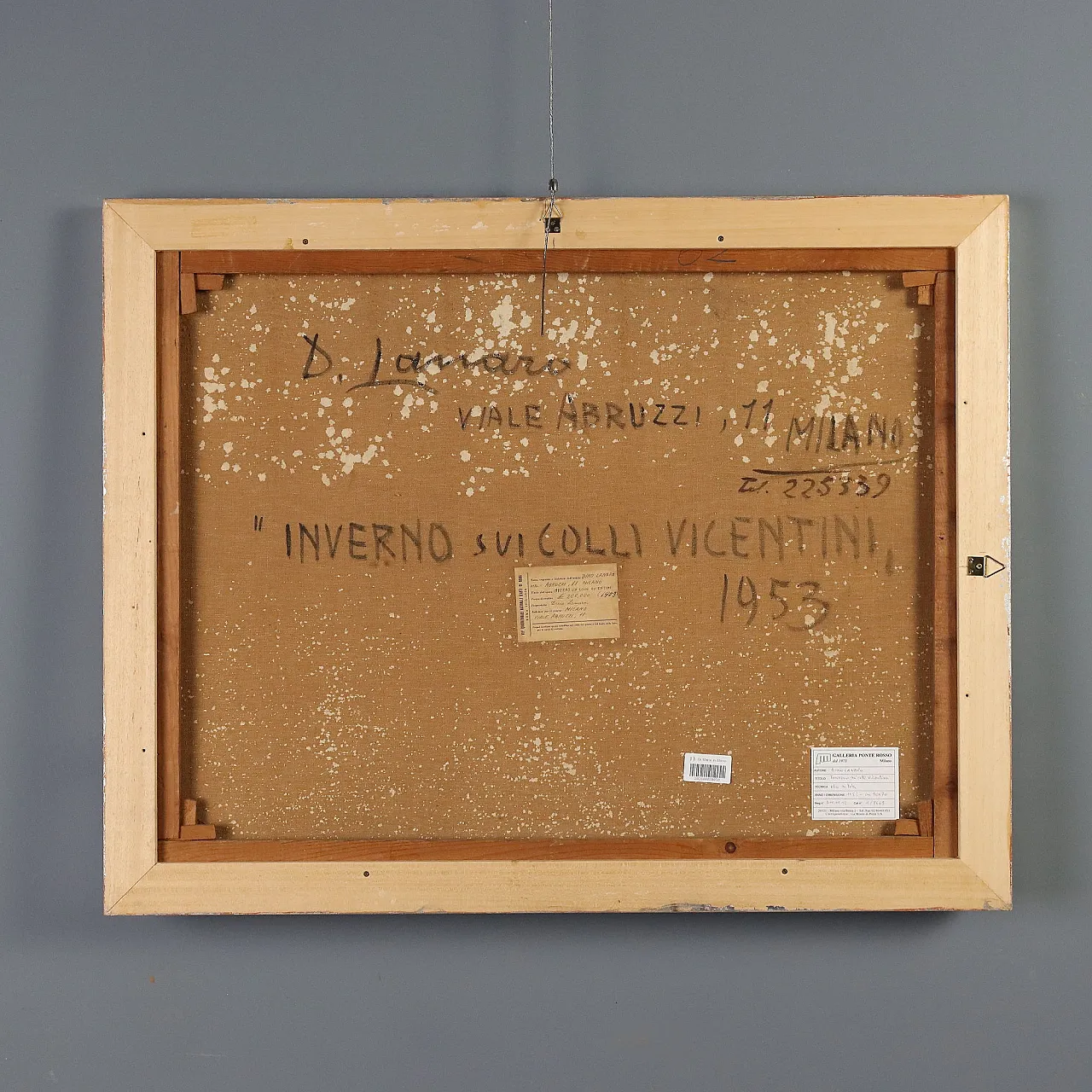 Painting by Dino Lanaro, oil on canvas, 20th century 10