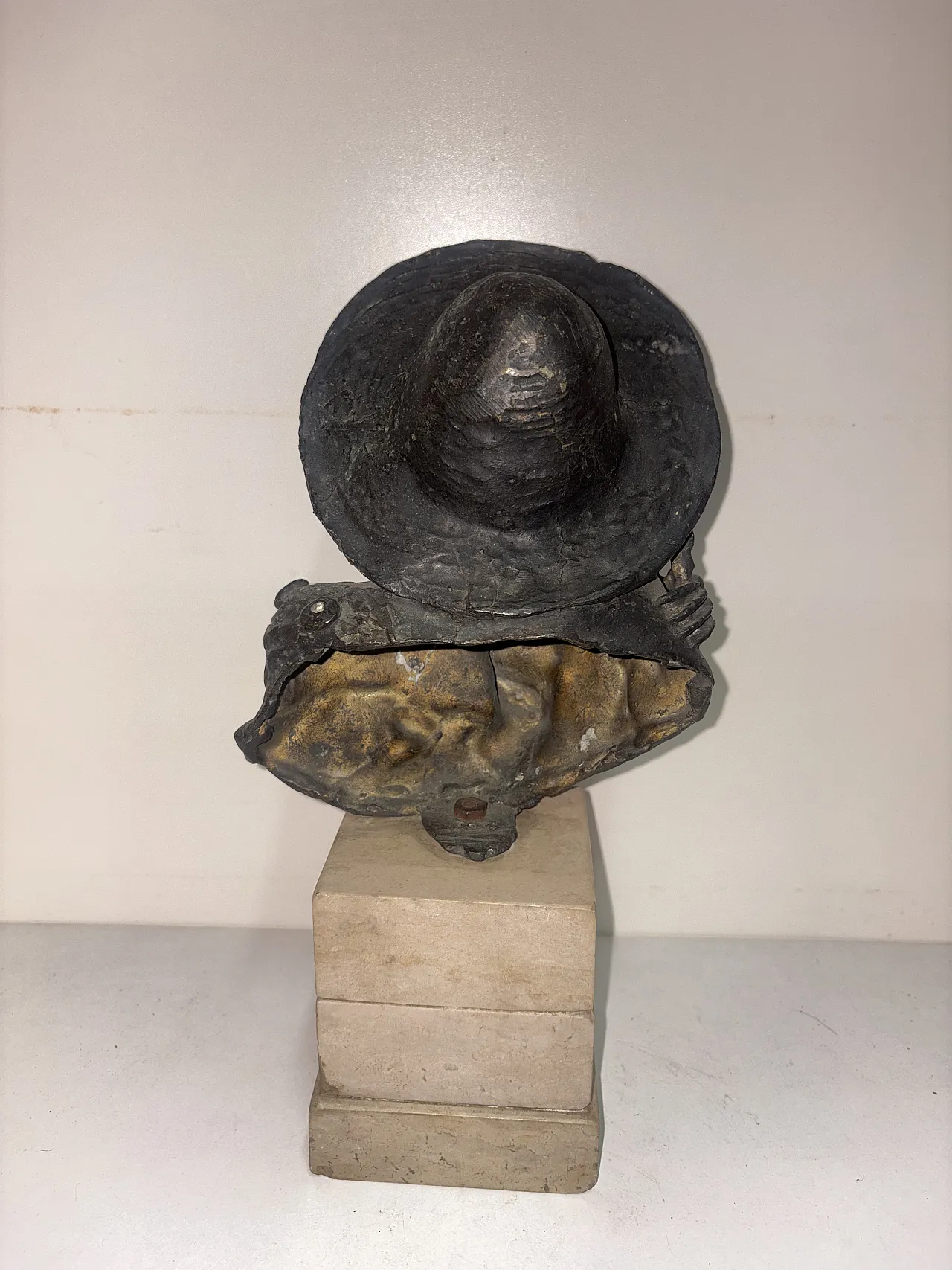 Nendo Design, Neapolitan street urchin bust, bronze and marble, 1940s 6