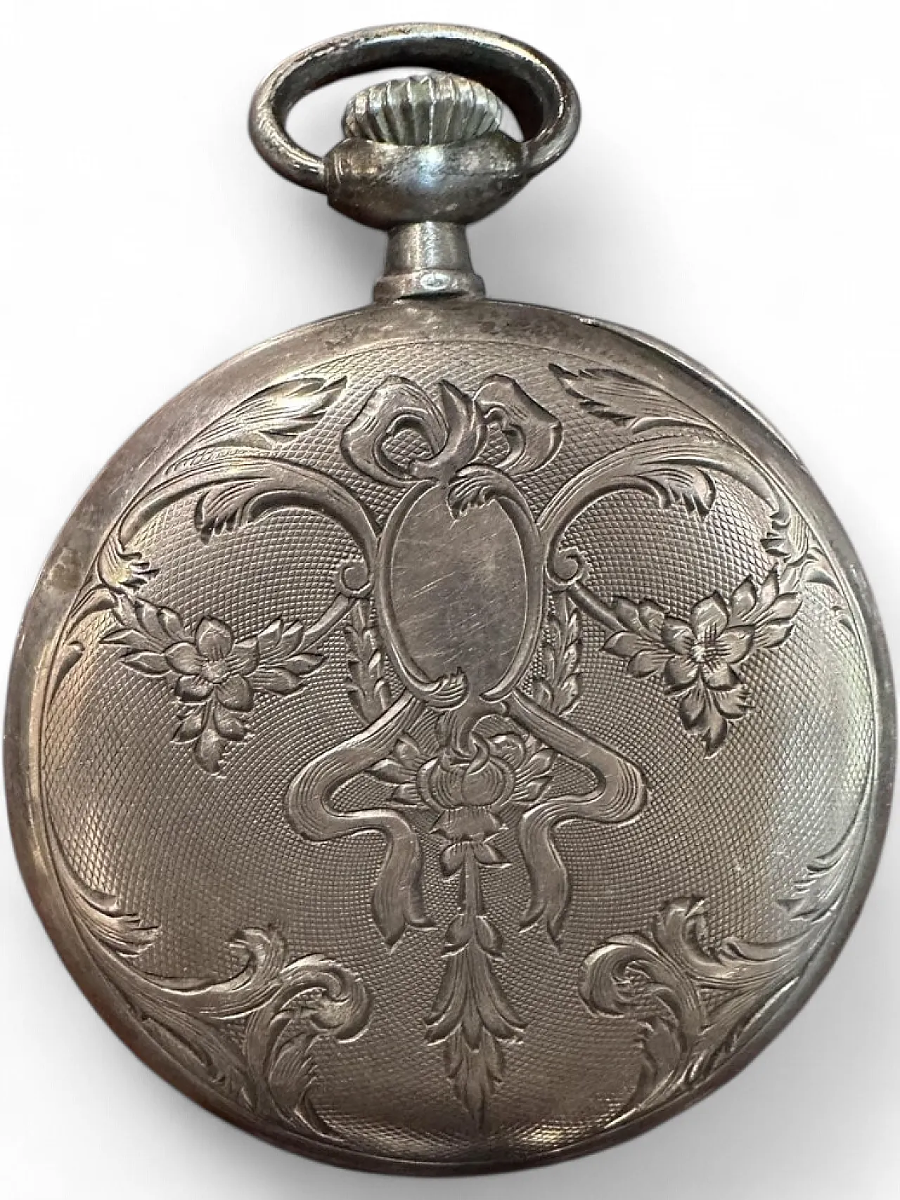 Omega silver pocket watch 13