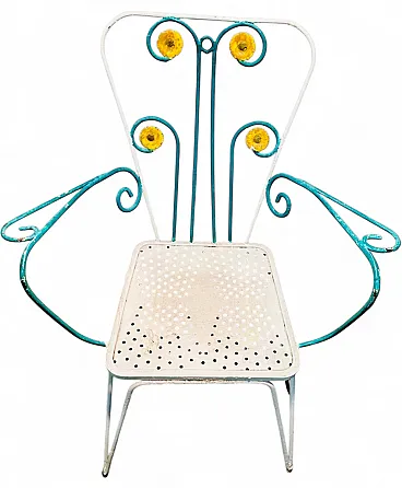 Vintage garden chairs, 1950s, set of 4