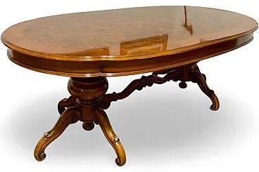 Chippendale dining table, 1950s