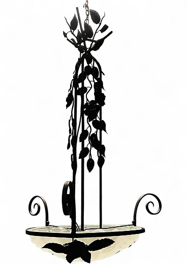 Art Deco ceiling lamp, France