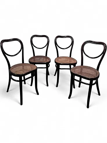 4 Sedie Mondus di Thonet, '900