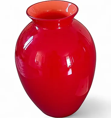 Crystal Murano vase by Carlo Moretti, 2000s