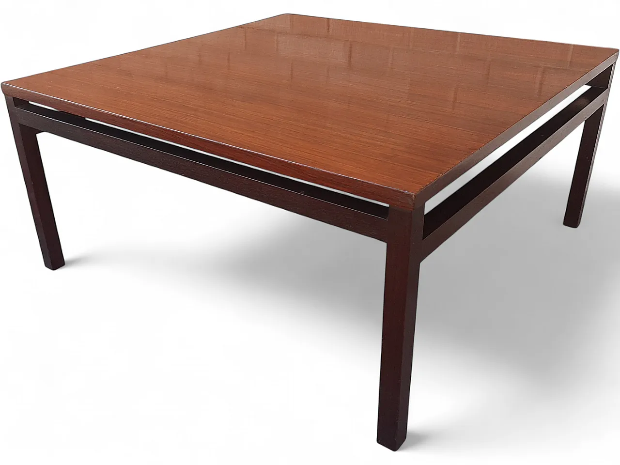 Rosewood Coffee Table Ico Parisi Style, 1960s 8