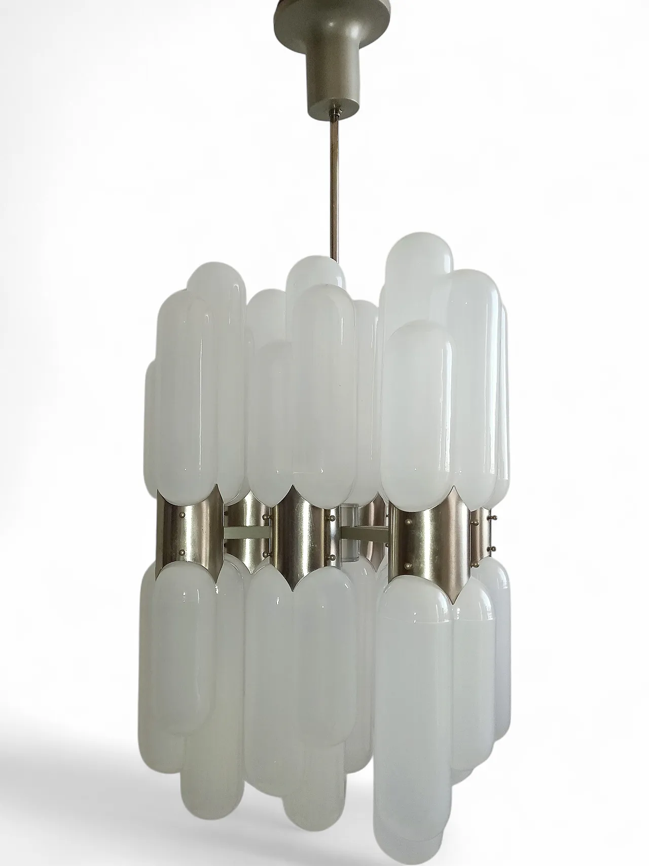 Torpedo Chandelier by Carlo Nason, 70s 10