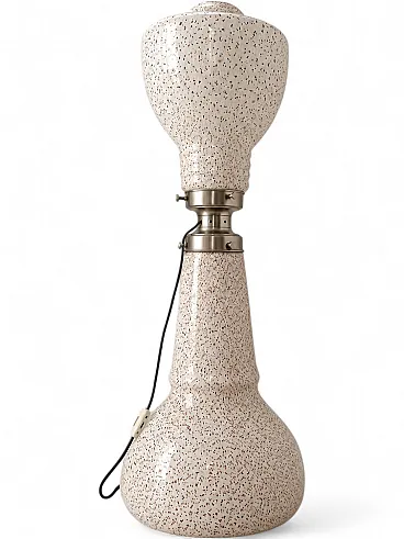 Vintage Birillo Murano glass floor lamp, Carlo Nas style