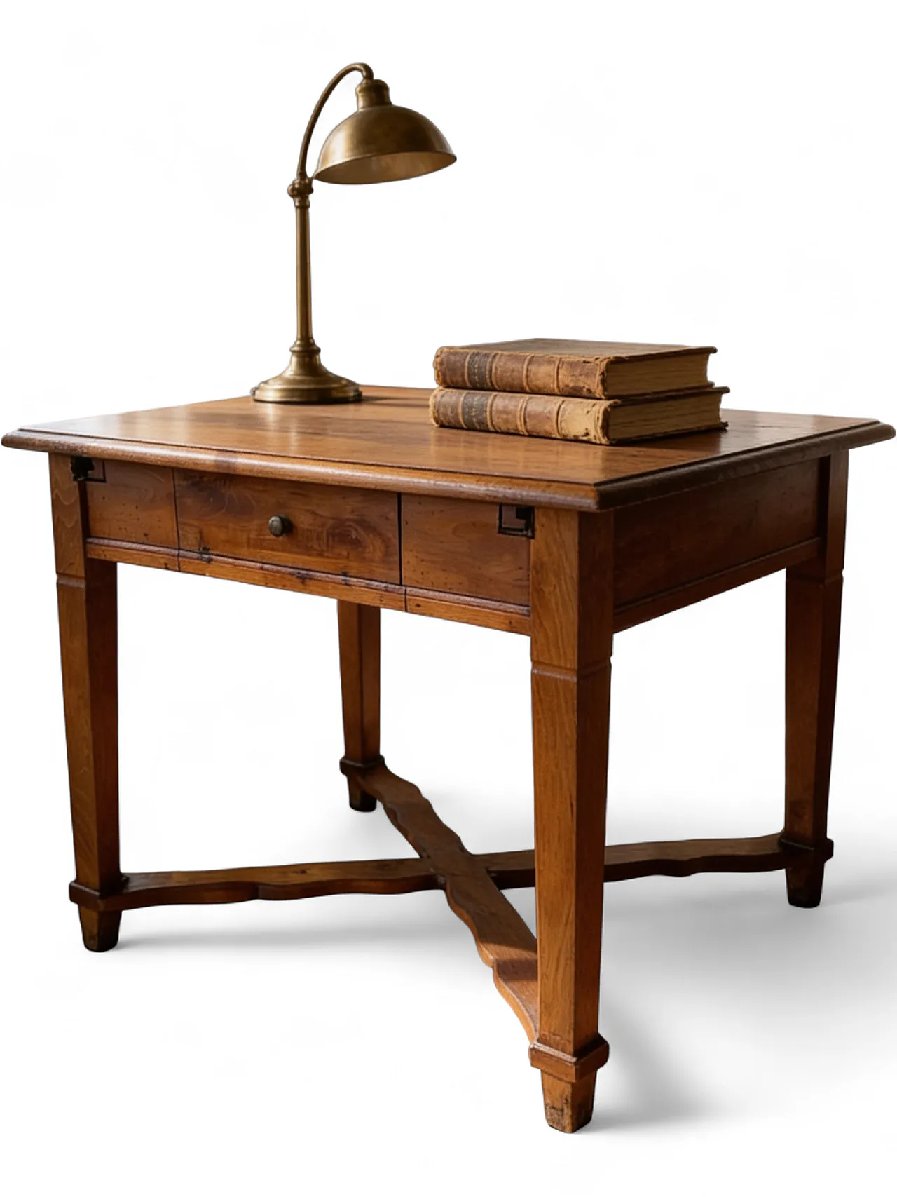 An Italian antique walnut table, 1900s 62
