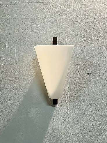Teak and Acrylic Glass Wall Lamp by Hans-Agne Jakobsson for Markaryd, 1950s