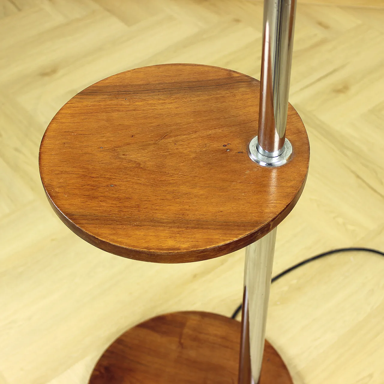 Functionalism Floor Lamp By Jindrich Halabala, Czechoslovakia 1930s 8