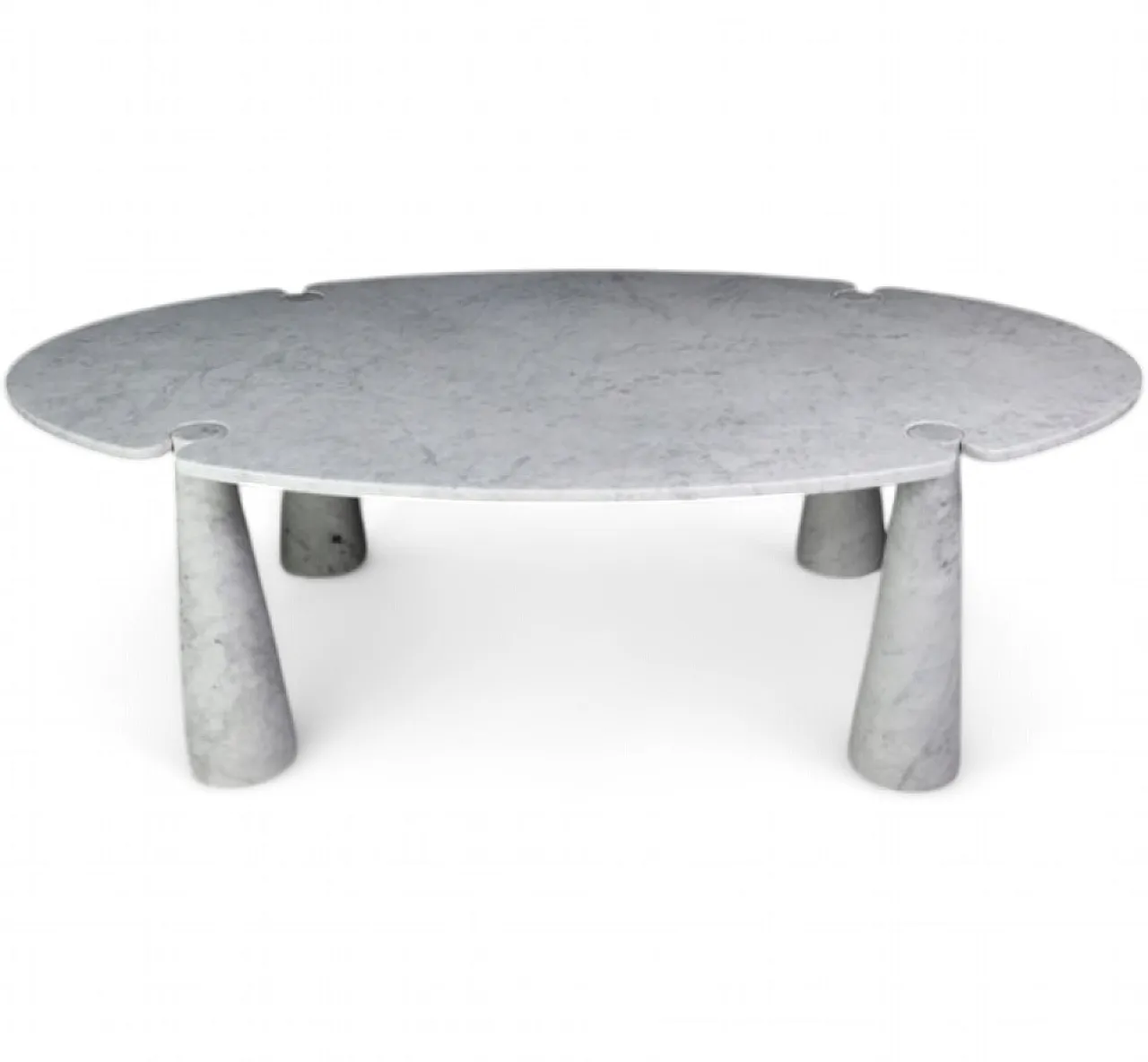 Carrara marble Eros table by Angelo Mangiarotti for Skipper, 1990s 4
