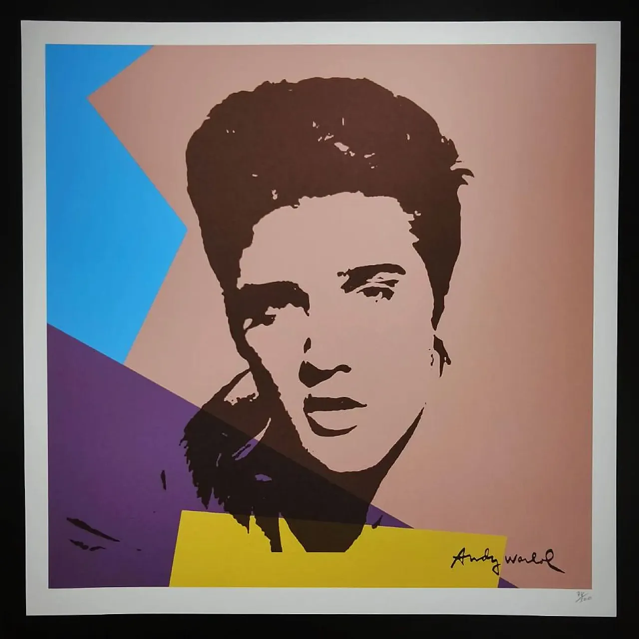 Andy Warhol, Elvis Presley limited edition lithograph by CMOA, 1980s 1