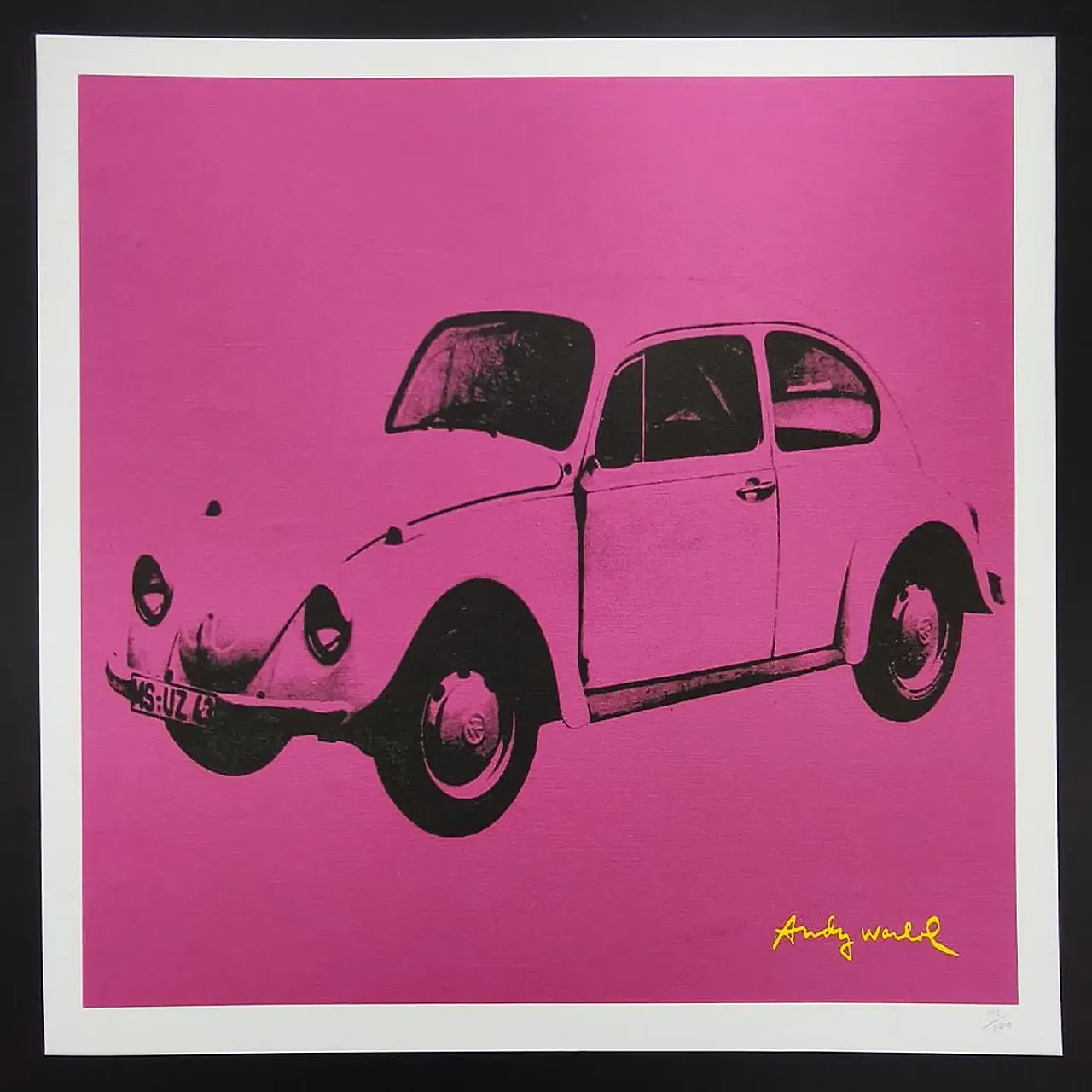 Andy Warhol, Beetle limited edition lithograph by CMOA, 1980s 1