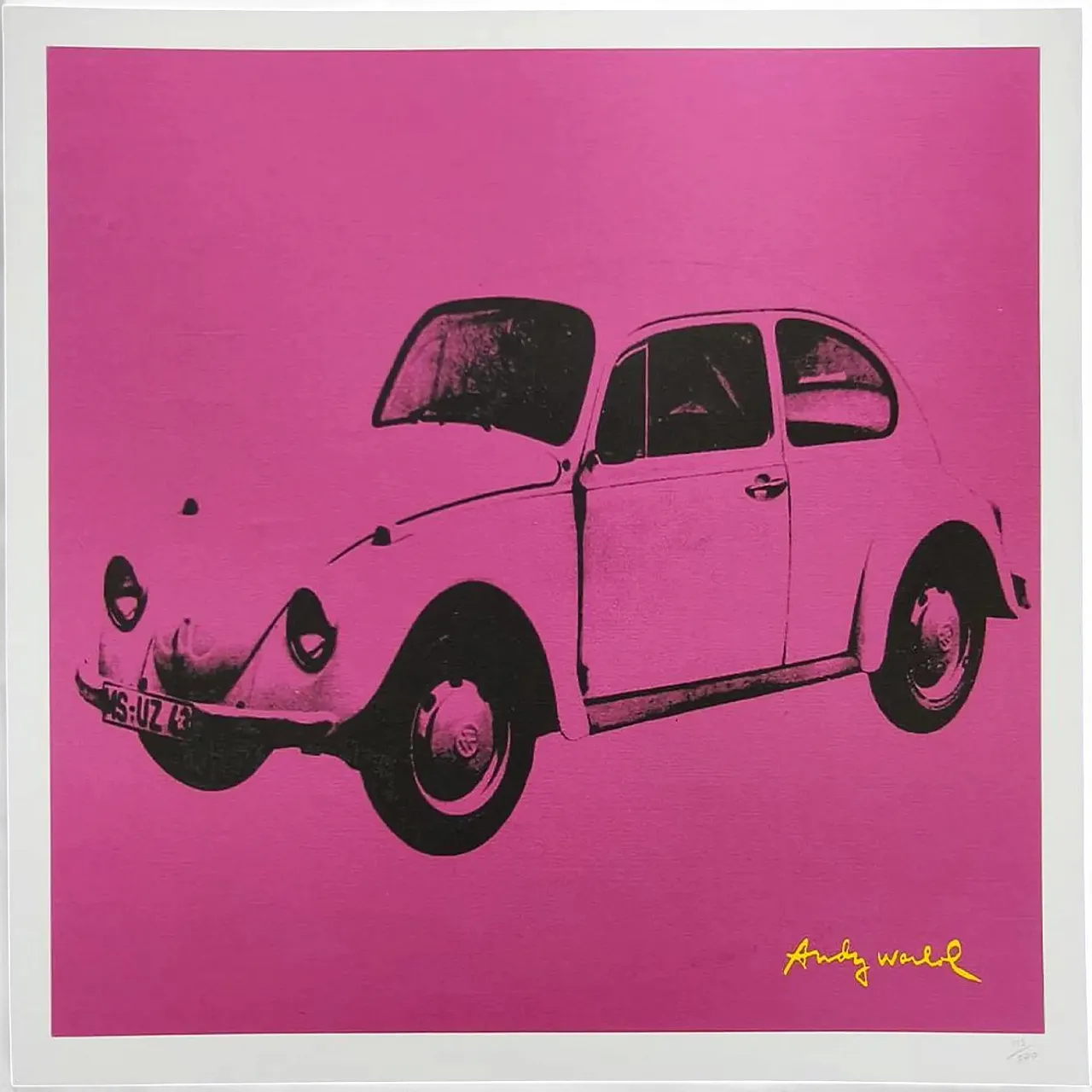 Andy Warhol, Beetle limited edition lithograph by CMOA, 1980s 8