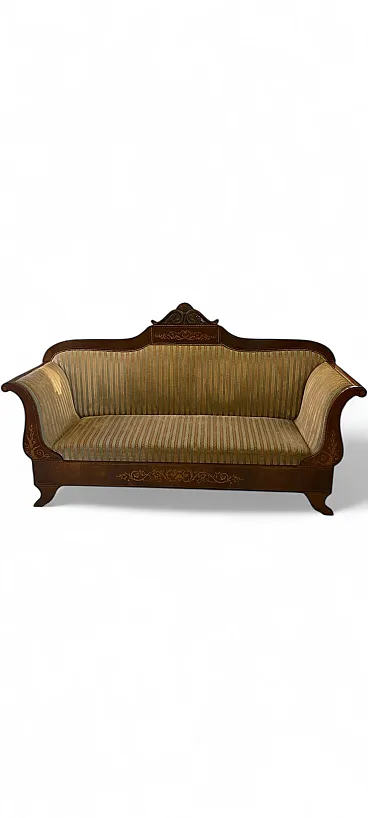 Antique carved sofa