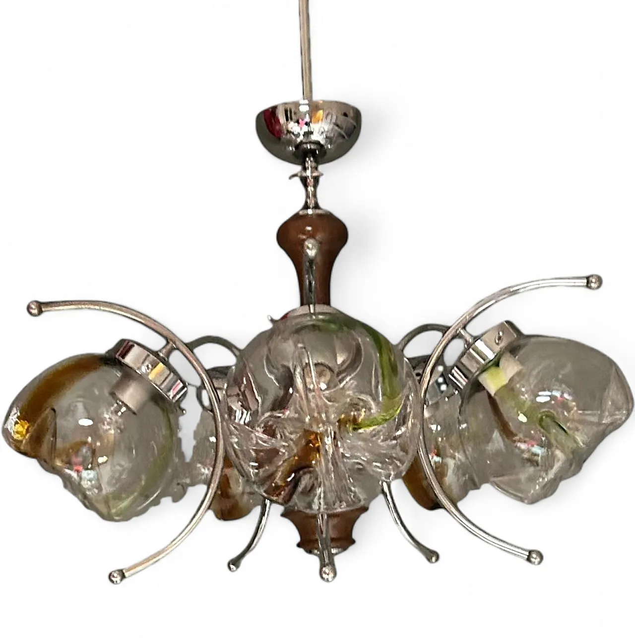 Lampadario Space Age anni '70 – Attr. Mazzega 14