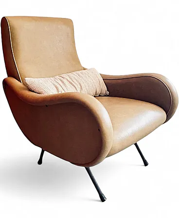 Poltrona Vintage Anni 50 Originale – Stile Zanuso / Isa Bergamo